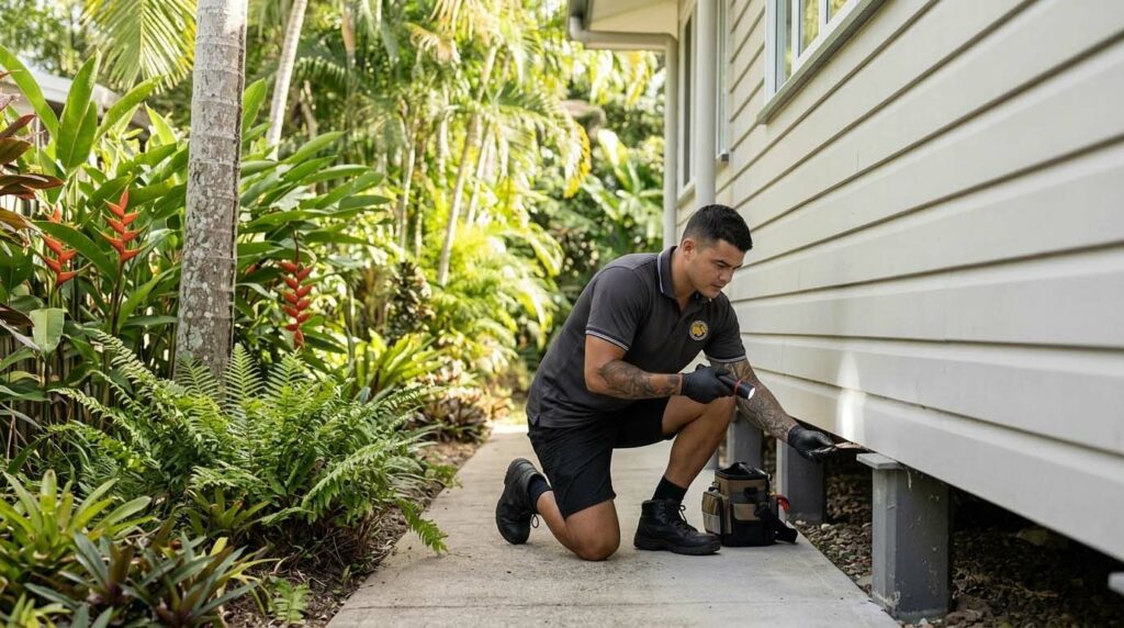 Pest control technician Cairns inspection